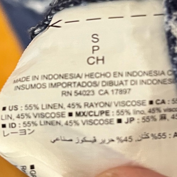 🟣Old Navy Blue Tie-Dye Print Dress – Size Small Petite - Picture 4 of 4